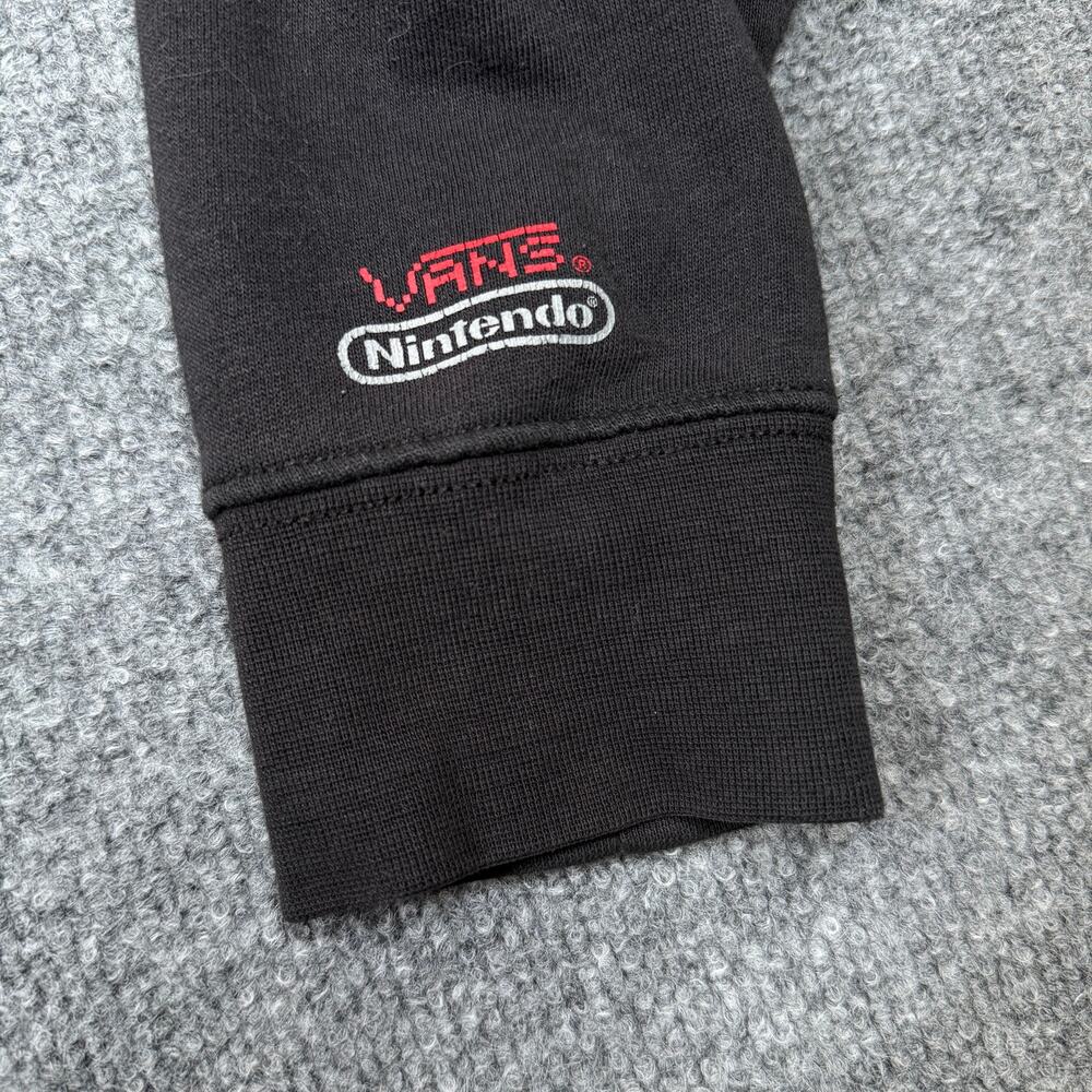 Vans x Nintendo NES Donkey Kong Hoodie Black Sweatshirt Size Medium RARE 2016 - Picture 7 of 10